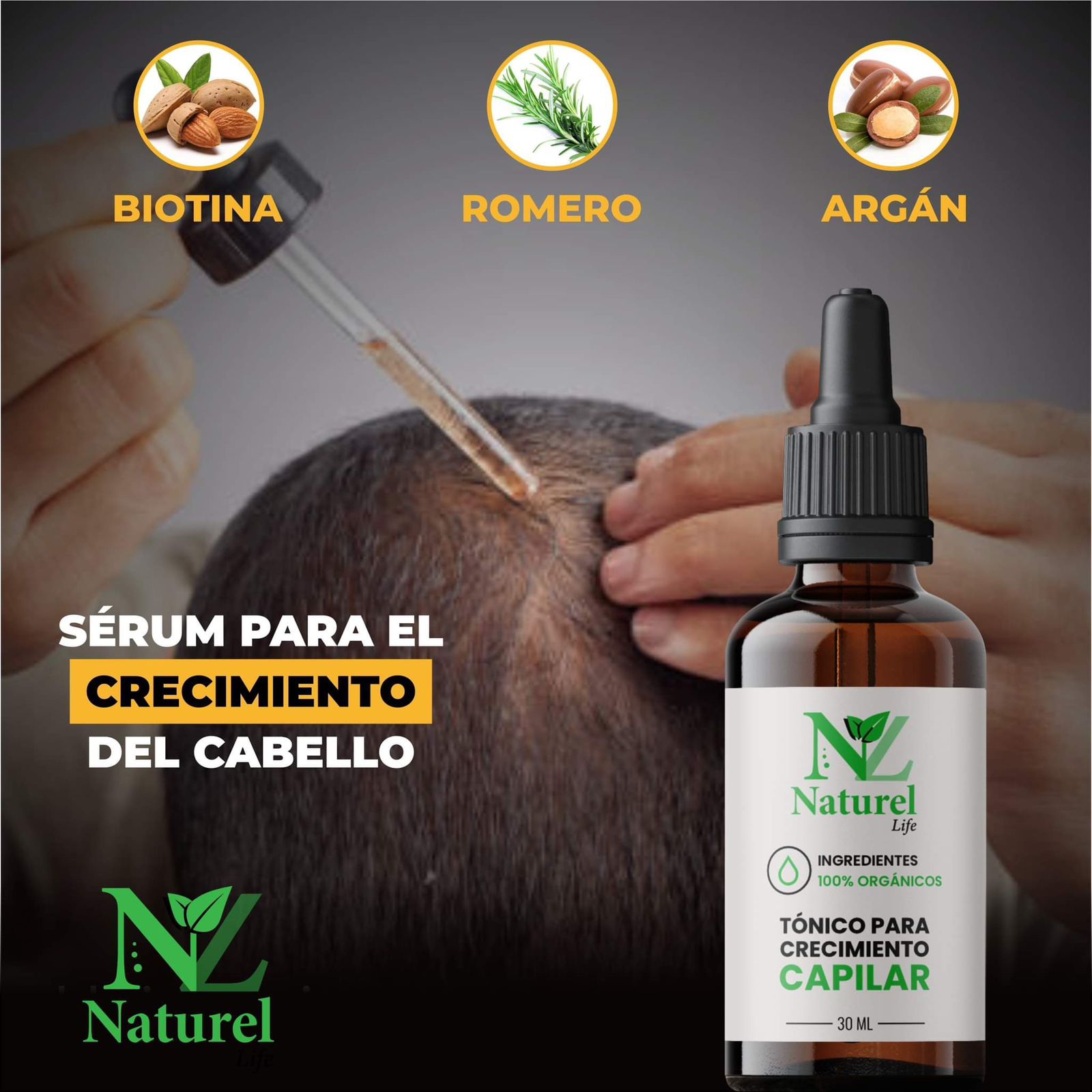 TÓNICO CRECIMIENTO CAPILAR NATUREL LIFE®
